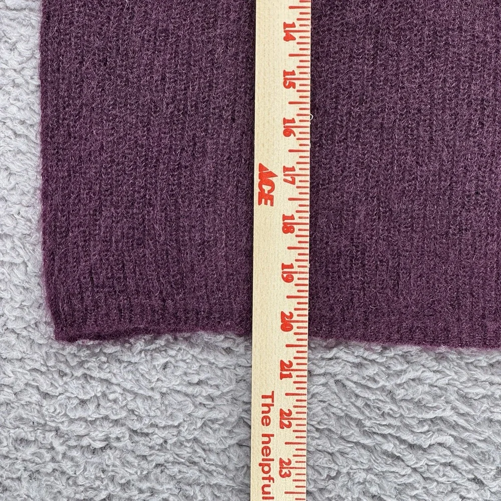 Vintage Eddie Bauer AKA Sweater‎ Womens Small Plum Mohair Blend Crewneck Sweater